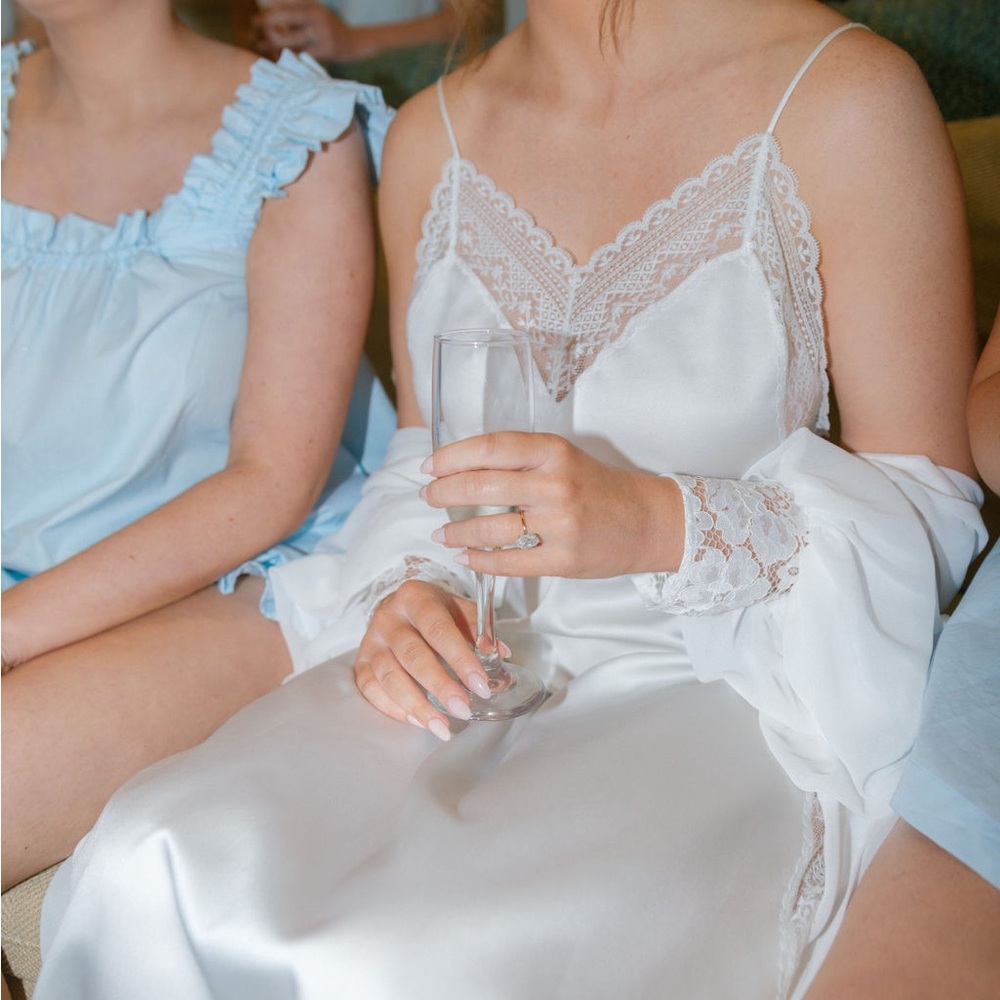 Dior White Lace Nightgown